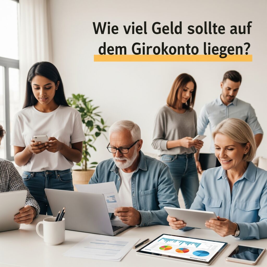 Wie viel Geld sollte auf dem Girokonto liegen?